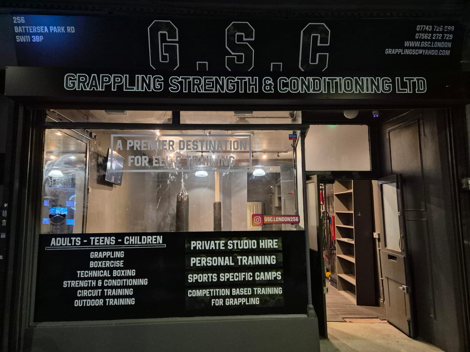 GSS gym studio for hire